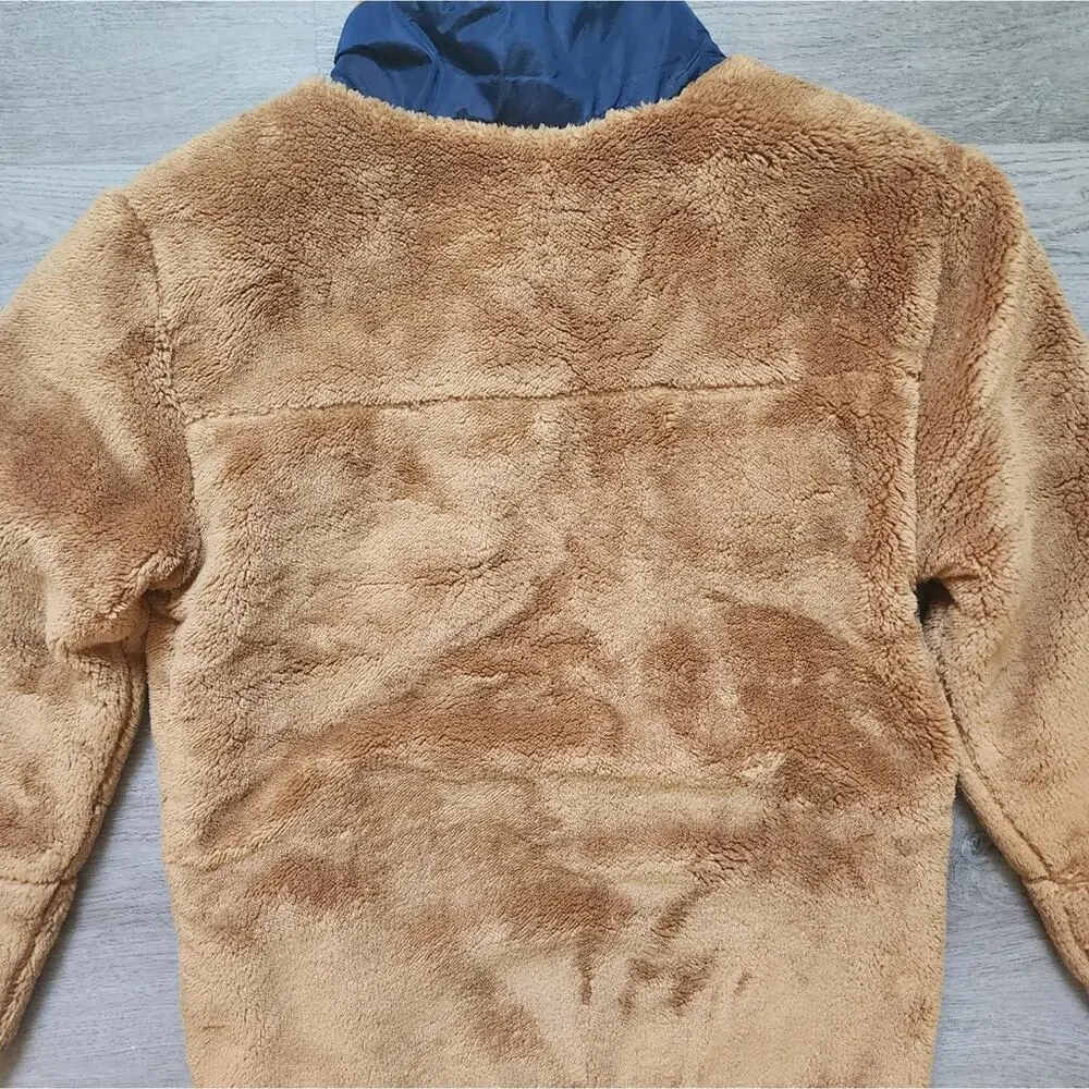NWT Tommy Bahama Boy's Brown Fleece Full Zip Up Jacket Outerwear X-Large XL 14